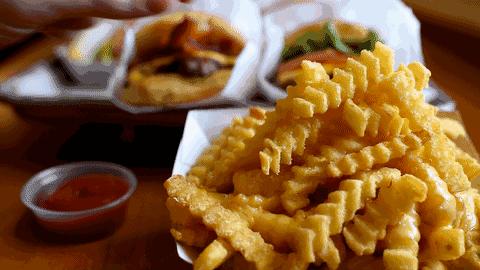 french fries food gif