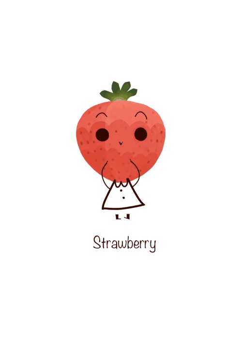beautiful fruit gif,fruit,apple,strawberry,small pictures